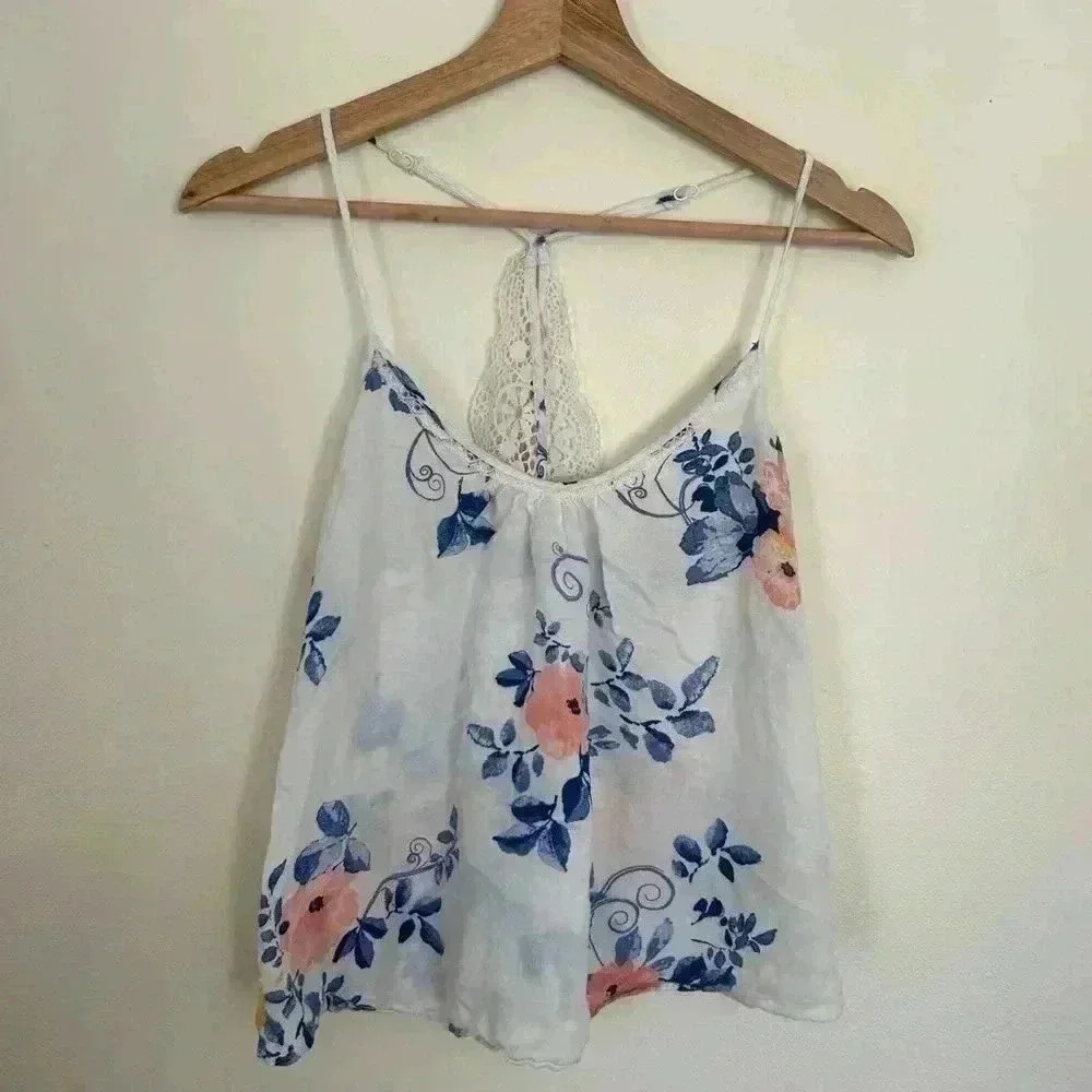IN Bloom lacy floral cami